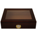 GERMANUS Humidor Mensalla, Brown for ca. 30 Cigars