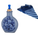 Poeschl Snuff Flask Ceramic with Hankerchief