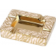 ANGELO Porcelain Cigar Ashtray - Zebra, Gold