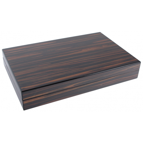 Humidor with High Gloss Macassar Finish