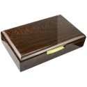 2nd Choice: GERMANUS Licca Cigar Humidor with Digital Hygrometer and Metal Humidifier for ca 100 cigars