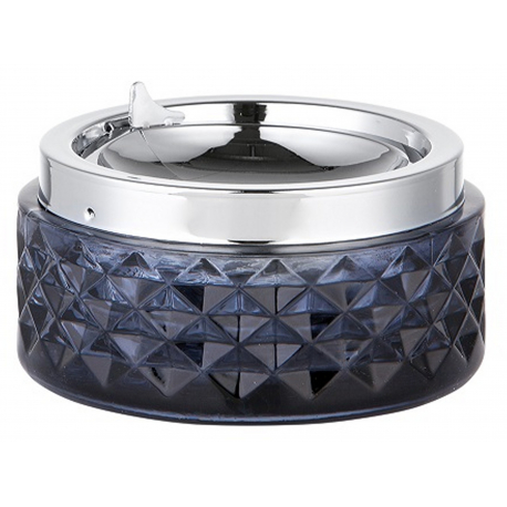 Ashtray with Foldable Tray in Art Déco Style