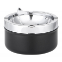 Ashtray with Foldable Tray in Black
