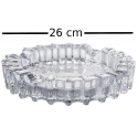 GERMANUS Solid Glass CigarAshtray - Model: Flower