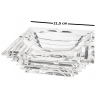 GERMANUS Solid Crystal Glass Cigar Ashtray