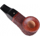 Talamona Reverse Calabash, brown, rustified