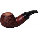 Talamona Reverse Calabash Pfeife, braun, rustiziert 2