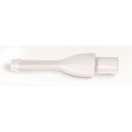 Corncob Pipe Stem Bit - Unfiltered - Short Design in White