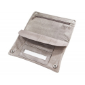 Leder Tabaktasche in Dust Sand Braun Grau - 7