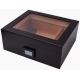 GERMANUS "Desk" Pink Cigar Humidor with Digital Hygrometer for ca 50 cigars