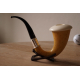The Calabash Pipe - German Austrian Handmade Product wiht genuine Silver Ring