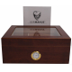 GERMANUS Humidor Classic Desk, Braun für ca. 50 Zigarren