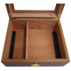 GERMANUS Humidor Classic Desk, Braun für ca. 50 Zigarren