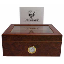 GERMANUS Zigarren Humidor Desk 1 für ca. 50 Zigarren