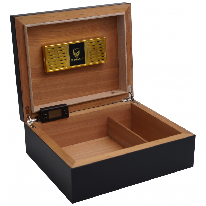 GERMANUS Licca Cigar Humidor with Digital Hygrometer