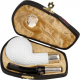 Meerschaum Pfeife - Golf Ball mit Silberring - Handarbeit und Unikat