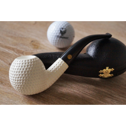 Meerschaum Pfeife - Golf Ball - Handarbeit und Unikat