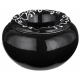 Ashtray with 120 mm diameter, wind proof with Flower Motif