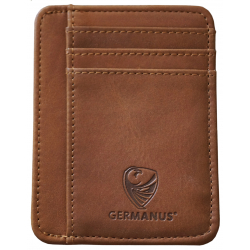 GERMANUS Albrunus Credit Card Case - Made in EU - Leder Case for Cards