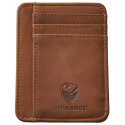 GERMANUS Albrunus Credit Card Case - Made in EU - Leder Case for Cards