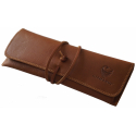 GERMANUS Albrunus Pencil Case - Made in EU - Leather Strap