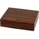 Cigar Humidor for ca. 20 Cigars with Walnut Finish