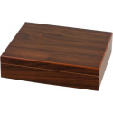 Cigar Humidor for ca. 20 Cigars with Walnut Finish