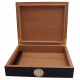 GERMANUS Cigar Humidor Movella in Black Gold