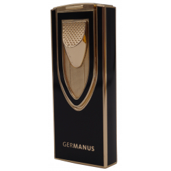 Jetflame Cigar Lighter with 2 Flames, Black, Gold