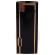 Jetflame Cigar Lighter with 2 Flames, Black, Gold