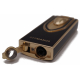 Jetflame Cigar Lighter with 2 Flames, Black, Gold