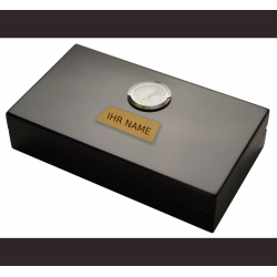 Humidor - Reisehumidor Mini hochglanz schwarz