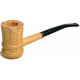 Original Missouri Quality Corncob Pipe - Shape: Curl, Unfiltered, Bent