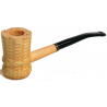 Original Missouri Quality Corncob Pipe - Shape: Curl, Unfiltered, Bent