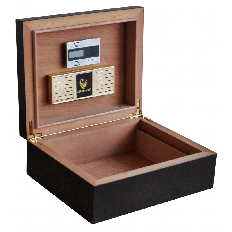 automat Hverdage Samuel GERMANUS Cigar Humidor'48, The Classic Set with Digital Hygrometer