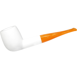 Andreas Bauer Billiard Smooth meerschaum Pfeife