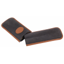 Cigar Case from leather, 2 Ct. - Lonsdale