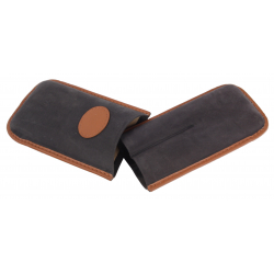 Cigar Case from leather, 2 Ct.