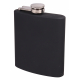 GERMANUS Pocket Flask with Coating from Stainless Steel in Black
