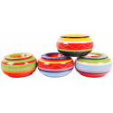 Large Ashtray with 230mm diameter, wind proof with multi colour rings