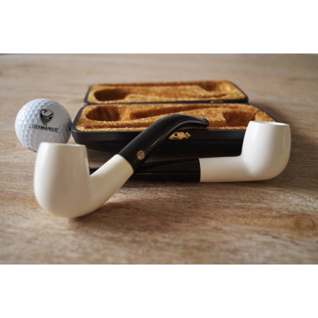 Meerschaum Tobacco Pipe - Billiard