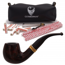 GERMANUS Pipe Set, Bee, Straight Smooth, 10071-1