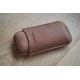 Cigar Case from leather, 2 Ct. - Lonsdale