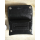 Rubber Lined Tobacco Pouch - Style S, Black