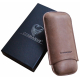 Cigar Case from leather, 2 Ct. - Lonsdale