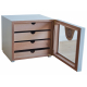 GERMANUS Cigar Humidor Cabinet: Cube basic, White