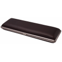 GERMANUS Cigar Case Made from Steel with Brown Cover - Made in Germany