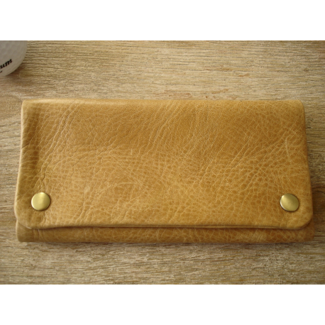 Unique LEATHER Tobacco Pouch - Model Leather 5 in Brown