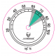 GERMANUS Hygrometer Replacement for Humidor 37 mm