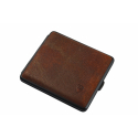 GERMANUS Cigarette Case from Steel and Cork - Made in Germany -  Autumn